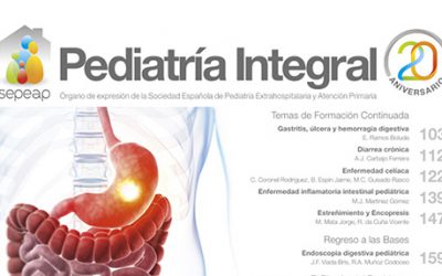 Publicado el segundo volumen de gastroenterología de Pediatría Integral
