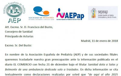Cinco asociaciones de pediatría denuncian el “menosprecio” del consejero de sanidad de Asturias hacia el modelo vigente de atención pediátrica