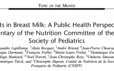 Contaminantes en la leche materna desde una perspectiva de salud pública.  Comité de Nutrición de la Sociedad Francesa de Pediatría