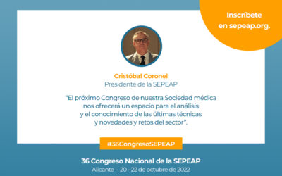 Nuestro presidente, Cristóbal Coronel, os invita a acudir al 36 Congreso de la SEPEAP
