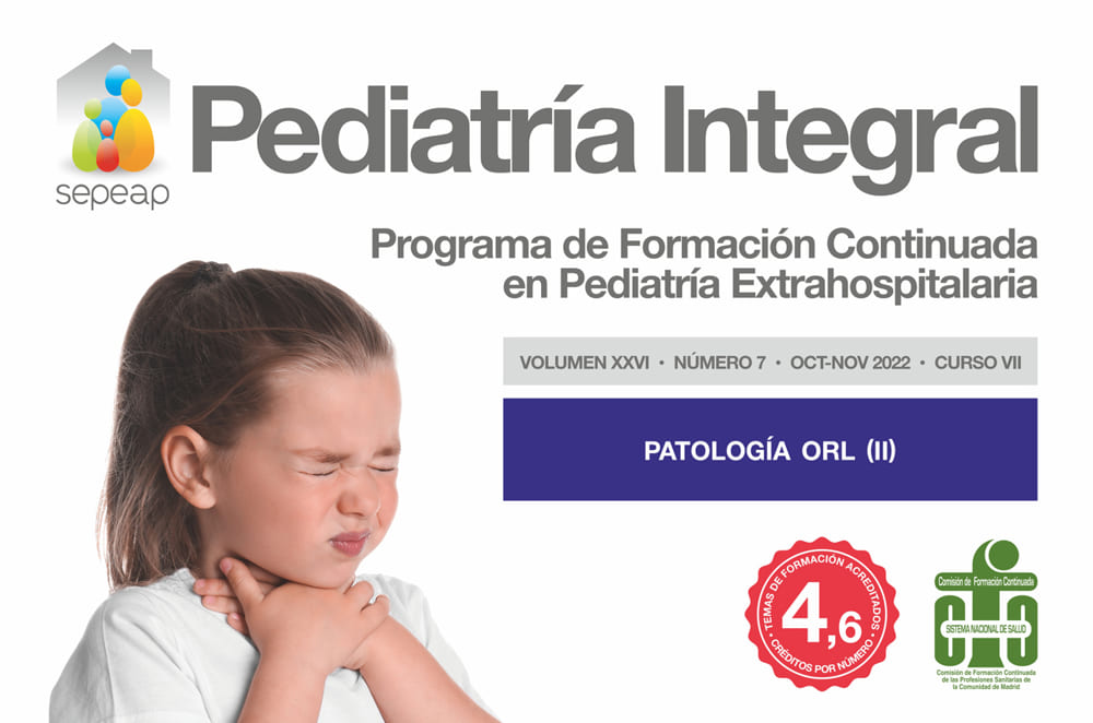 Pediatría Integral publica el número 7 de 2022