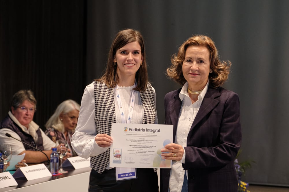 Primer premio en mejor caso clínico en el 37 Congreso SEPEAP