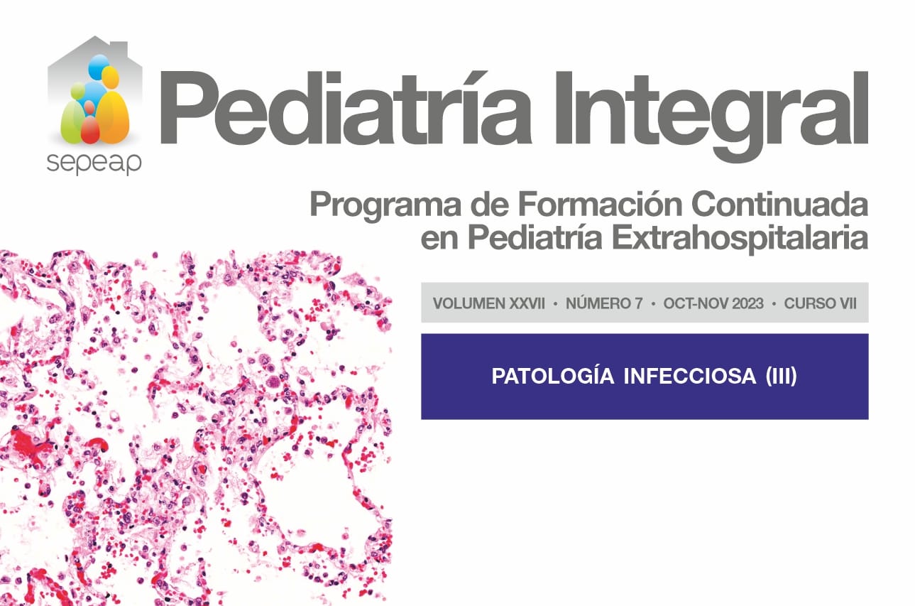 Pediatría Integral publica el número 7 de 2023 dedicado a Patología Infecciosa III